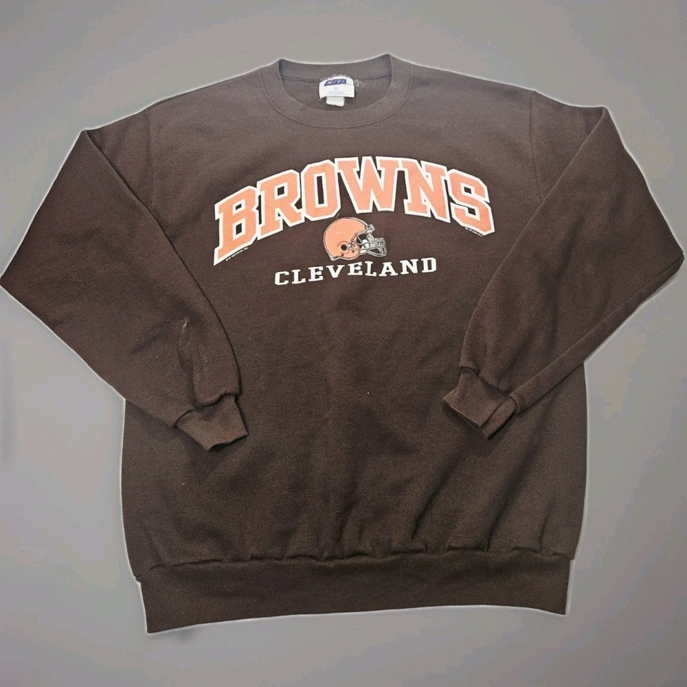 Vintage Cleveland Browns CSA Sweatshirt - Size L - Color Brown